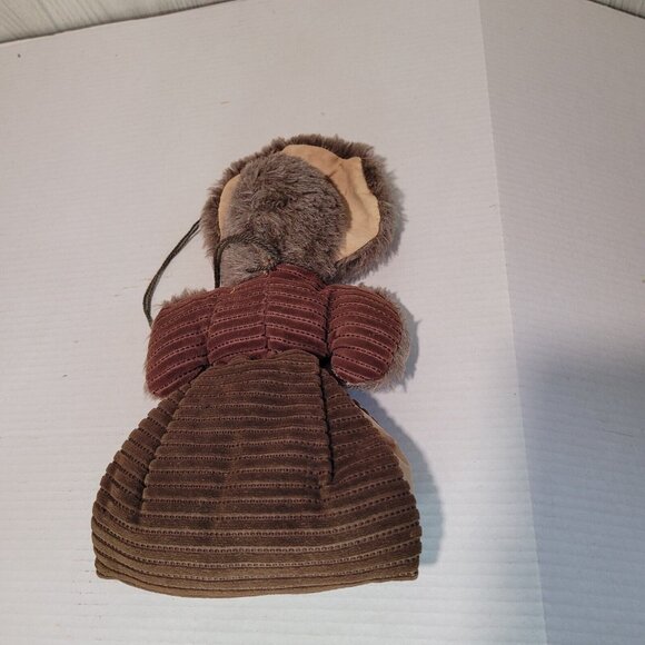 Vintage Fabric with DOLL FACE MUFF Hand Warmer Children's Size "Fur" - Picture 4 of 9